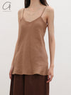 BASERANGE 25 Spring/Summer France Linen Vest Camisole BAS-TODY-SL-000-OCULAR